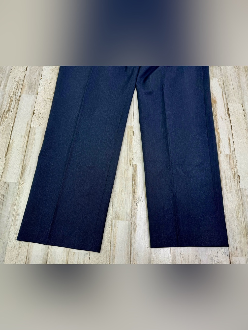 J.Crew Pants Mens 35x32 Navy Blue Wool Dress Suit Trouser - Picture 10 of 10